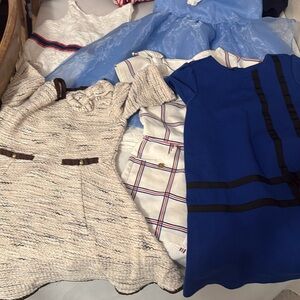 Janie and Jack Bundle of dresses (5) one romper